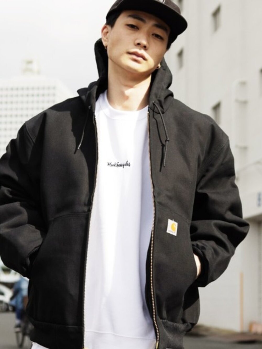 Carhartt Active Duck Canvas Work Street Wear Jacket